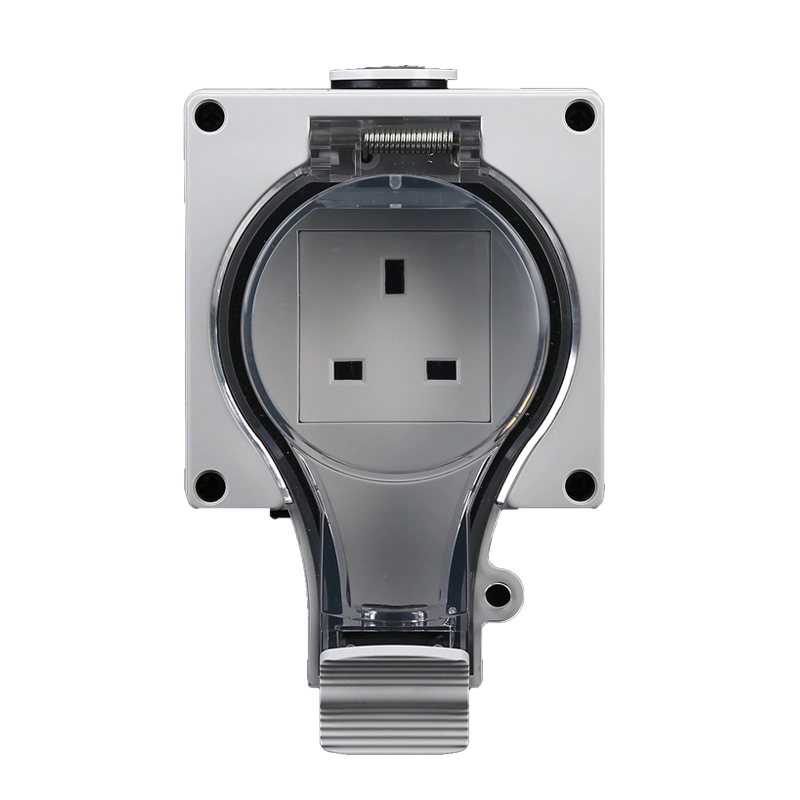 IP66 New Serie britesch waasserdicht Outdoor Socket mat Schalter