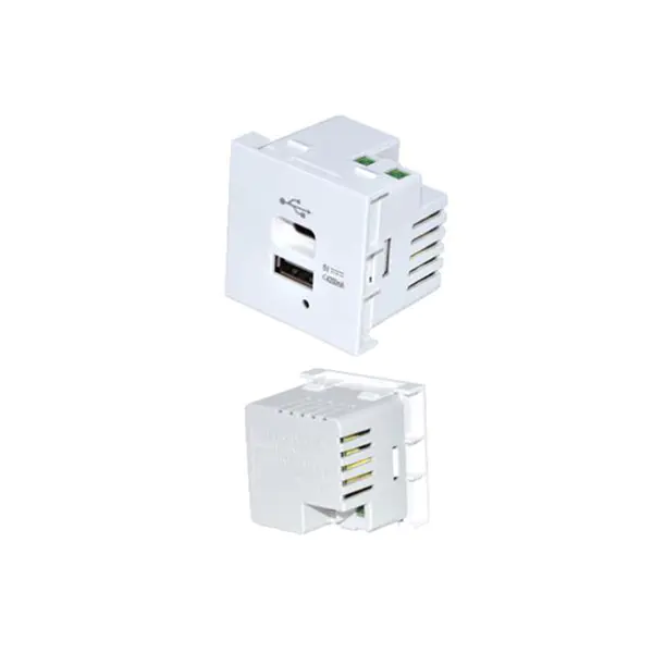 Dräi Klemmeverbindung TypeA + C Usb Charger Socket Modul