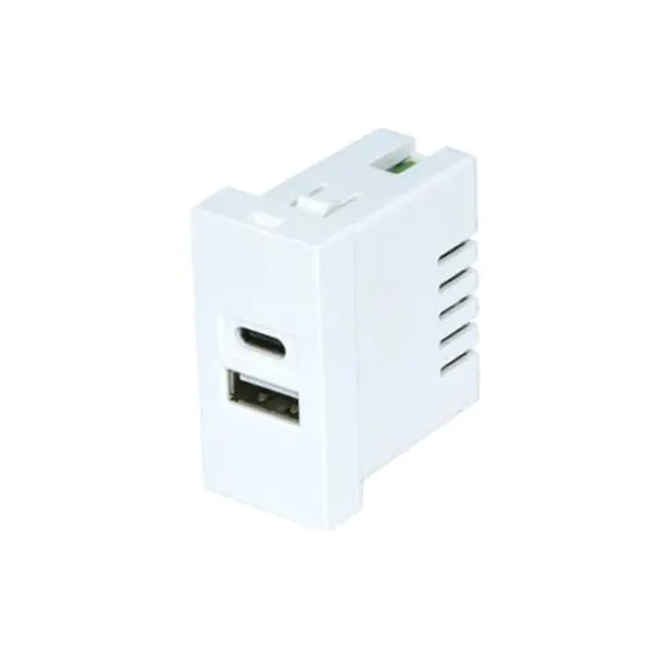 Zwilling Port TypeA + C Usb Chargeur Socket Modul